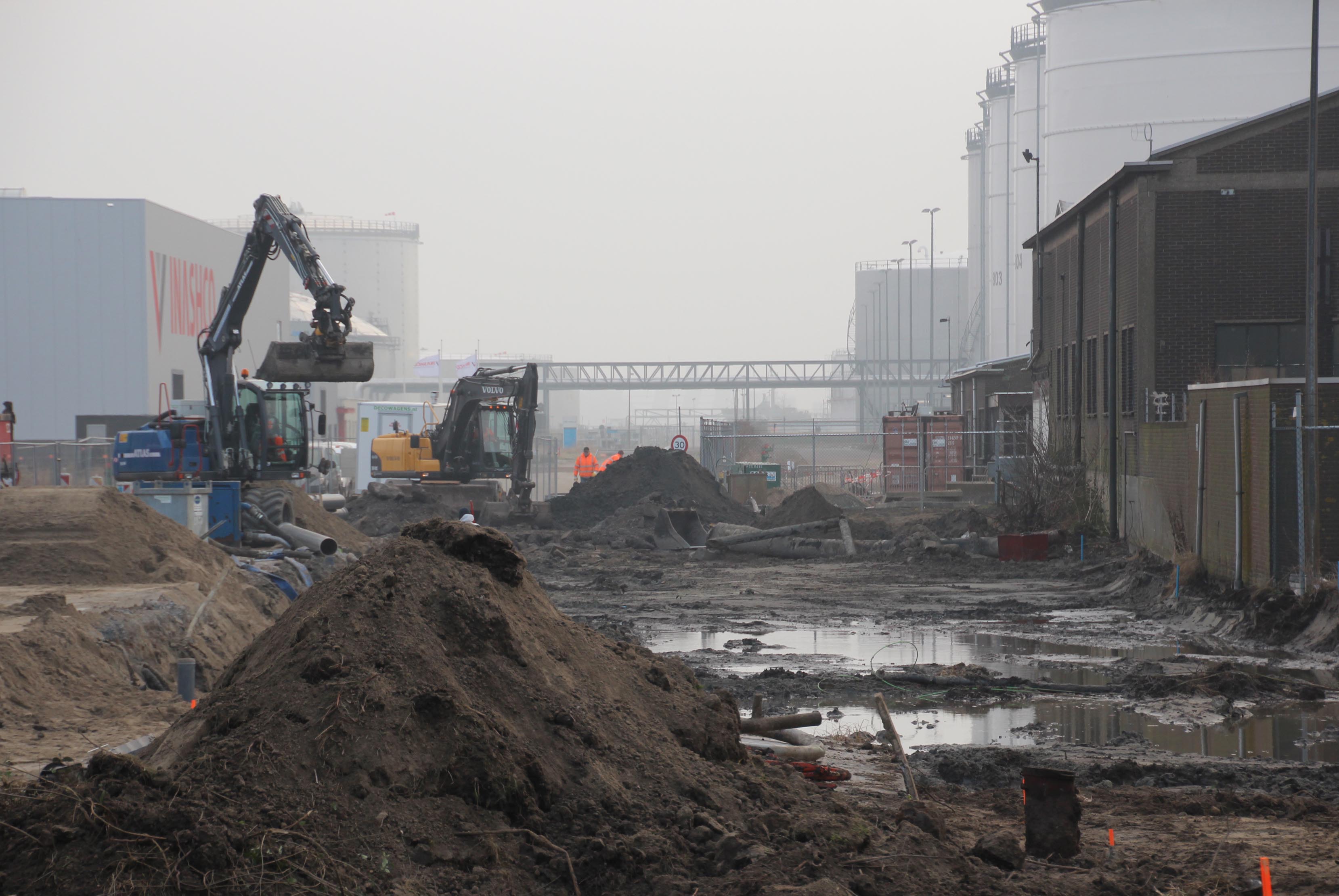 Verlengde Petroleumweg in uitvoering